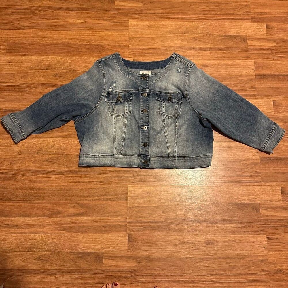 Torrid Denim Jean Jacket First at Fit | Women Torrid Size 4